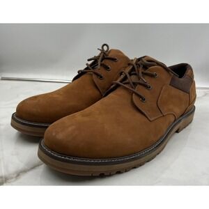 Dunham Shoes Mens Sz 18D Byrne Plain Toe Oxford Mens Brown